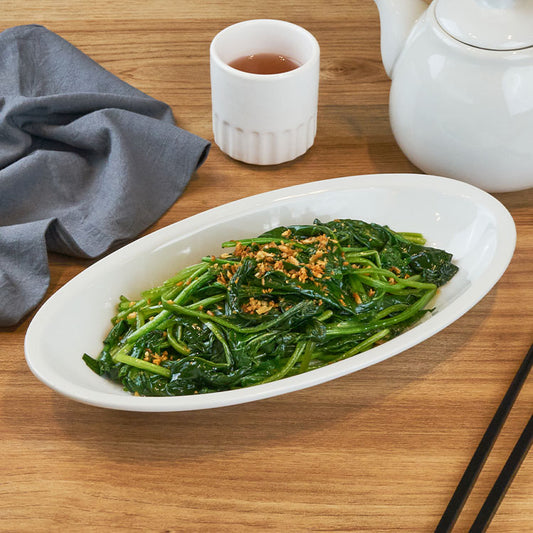 Sautéed Water Spinach with Minced Pork
