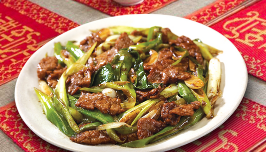 Sautéed Beef with Scallions